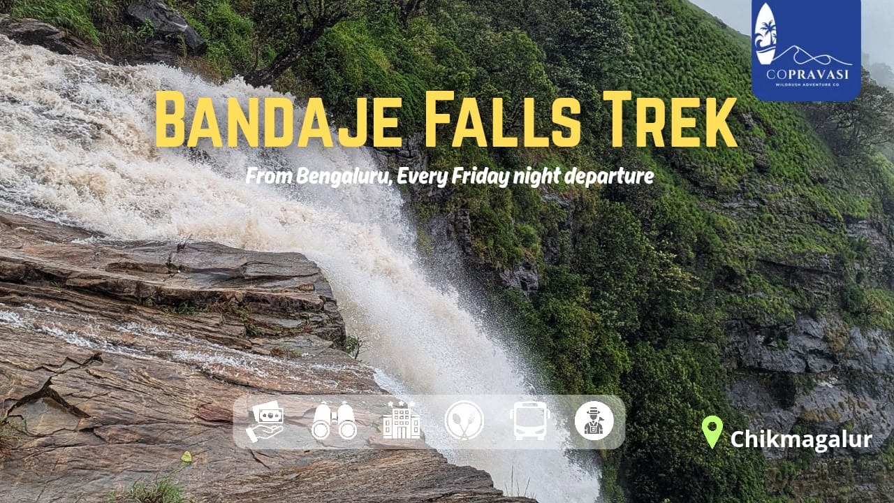 Bandaje Falls Trek from Bangalore | Ballalarayana Durga Fort – Copravasi trek cover image